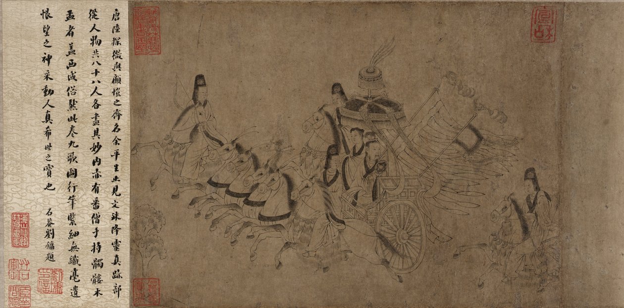 Nymfa řeky Luo (inkoust na papíře) od Ming Dynasty Chinese School