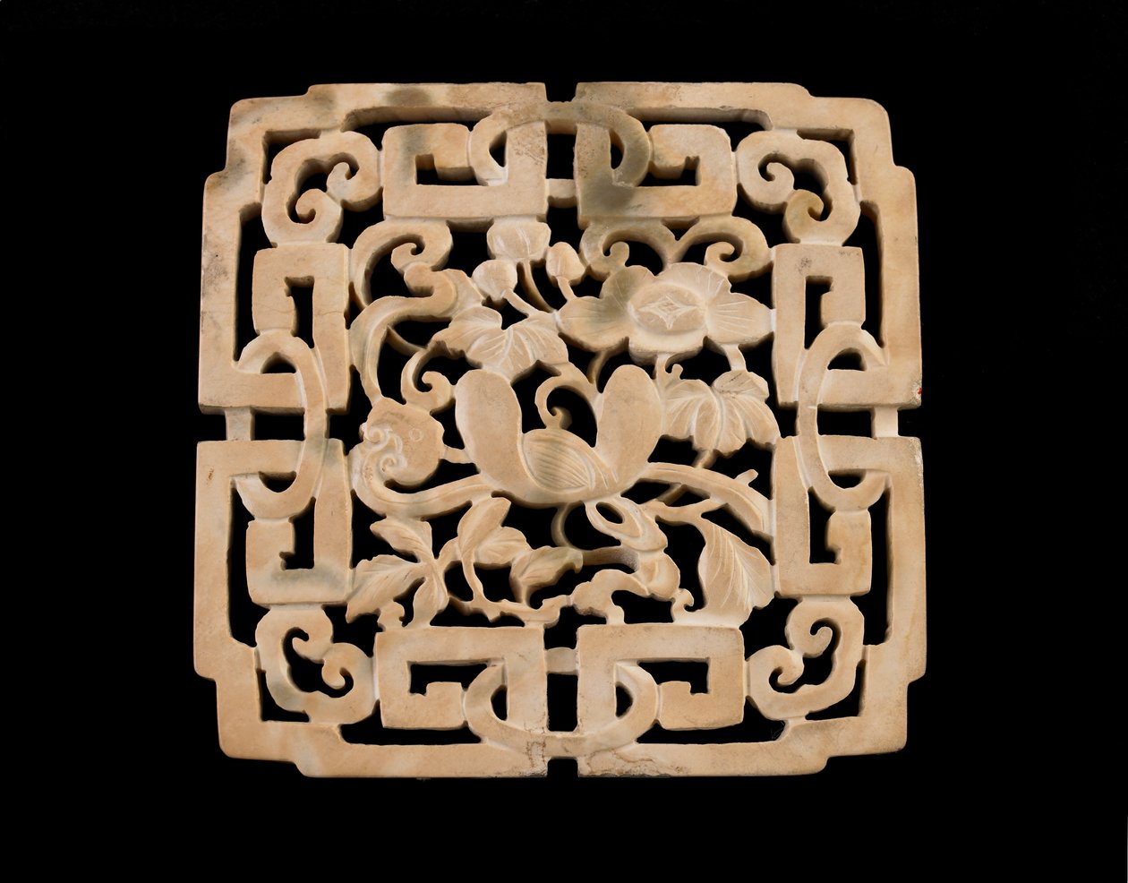 Plaketa (otec) (nefrit) od Ming Dynasty Chinese School