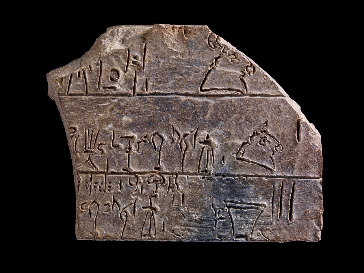 Fragment lineární B tablety (keramické) od Minoan