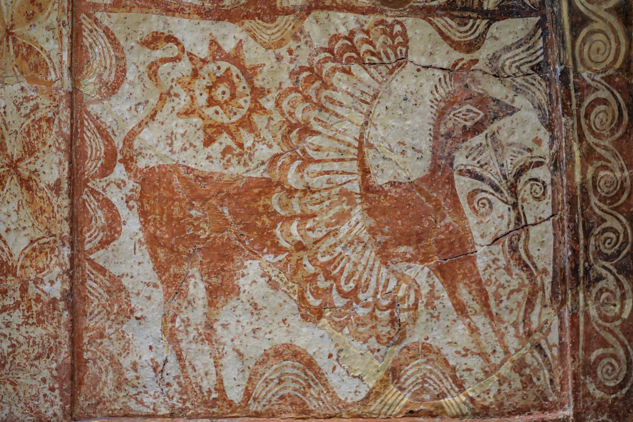 Hrudní larnax se štítovým víkem. 1370-1300 před naším letopočtem od Minoan