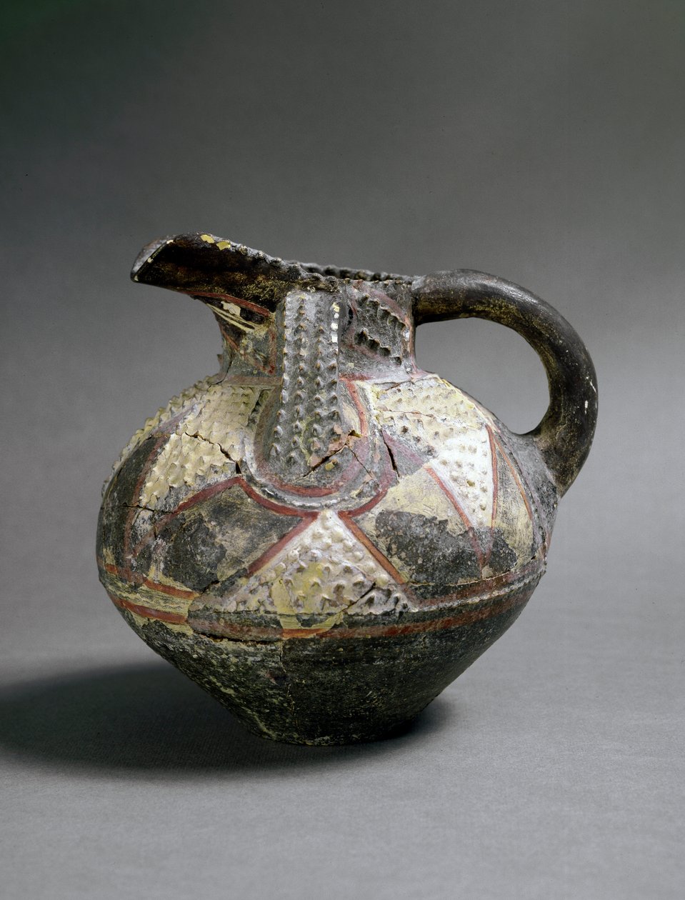 Minoen art: keramická váza v barbotinském stylu. Z Agia Triada (Hagia Triada). Kolem roku 1500 př.n.l. Ztlumit. 15,5 cm Heraklion, archeologické muzeum od Minoan