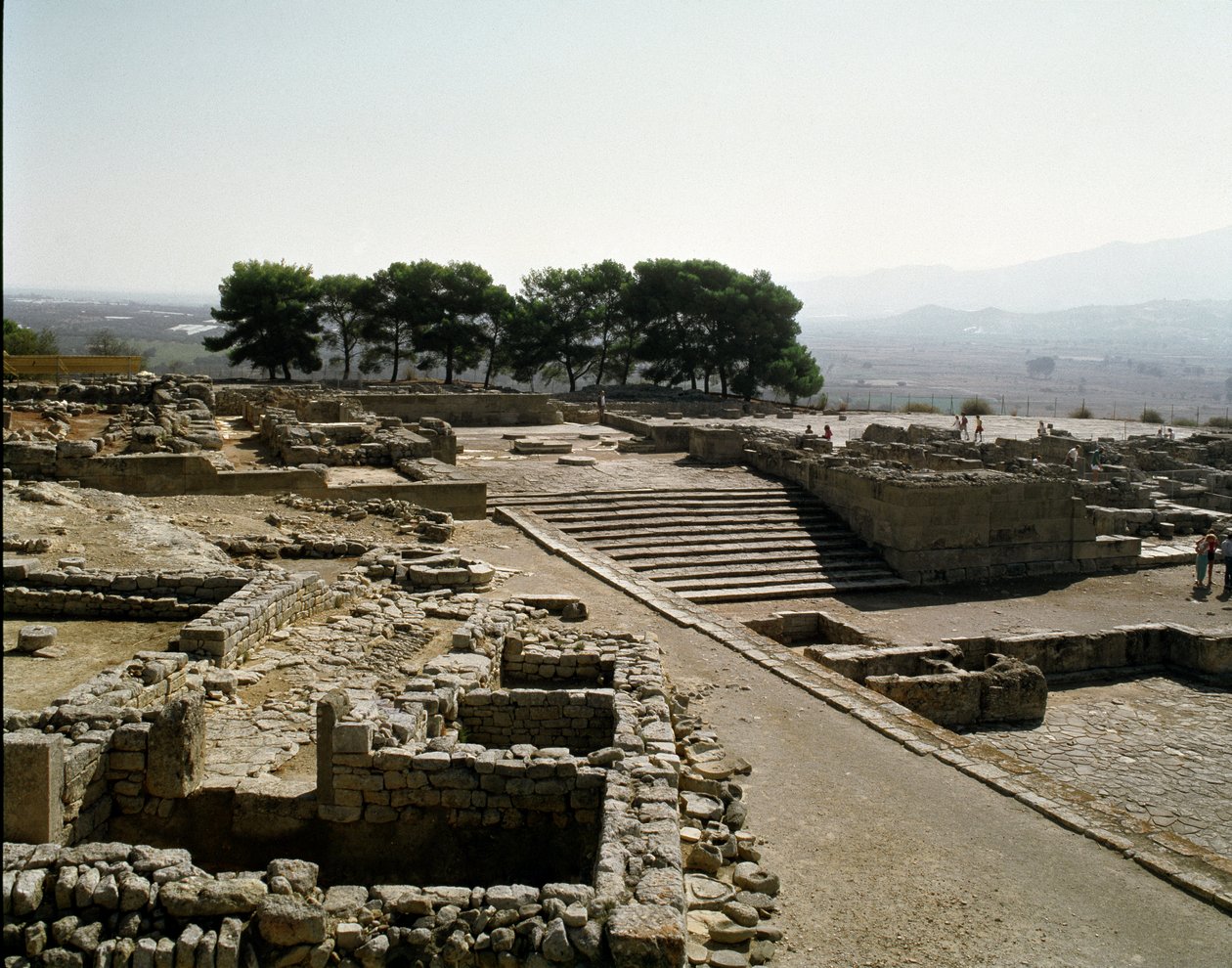 Pohled na ruiny Phaistos, 2700-1200 př.nl od Minoan