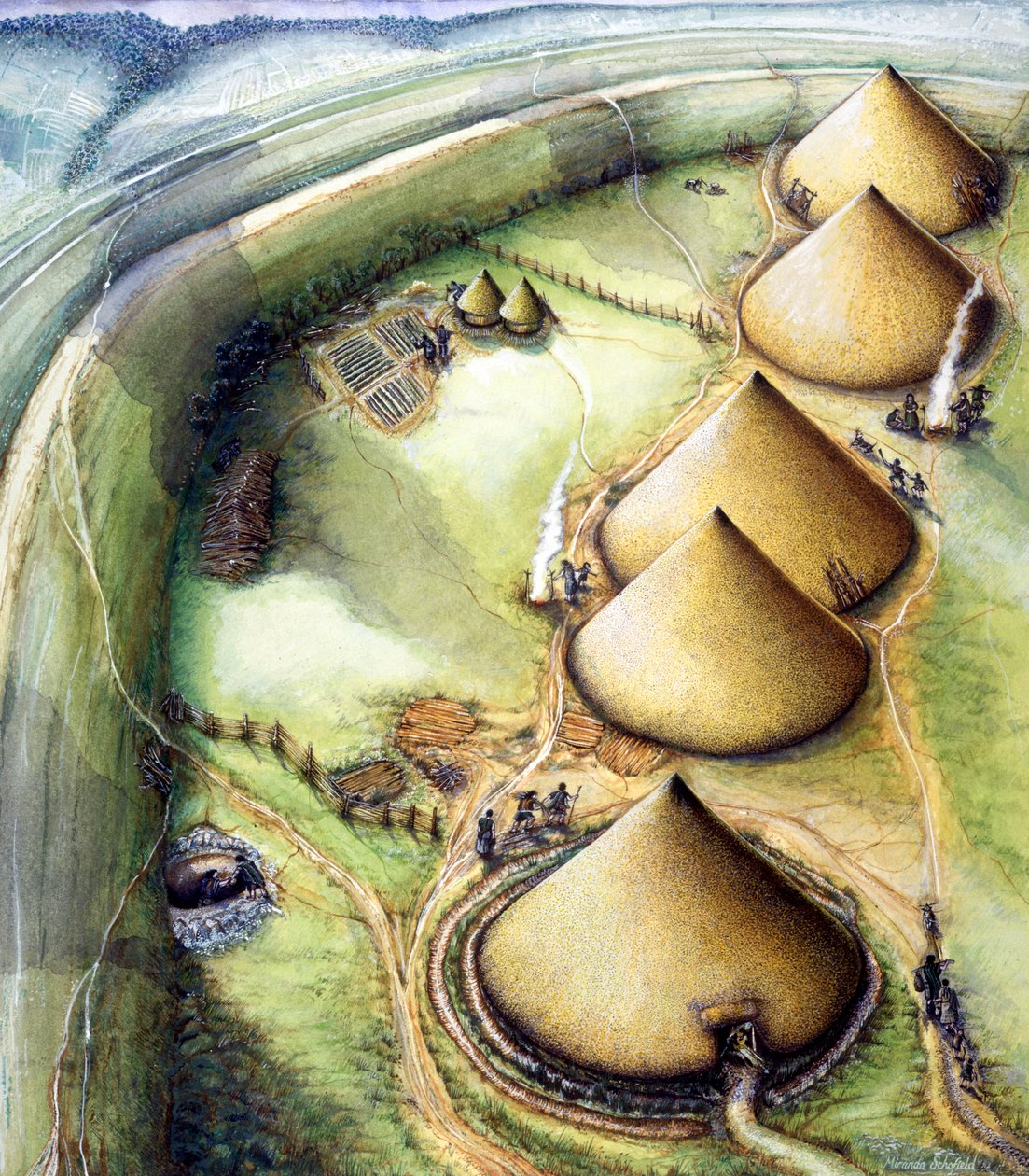 Panenský hrad c5. století před naším letopočtem, c1990-2010 od Miranda Schofield