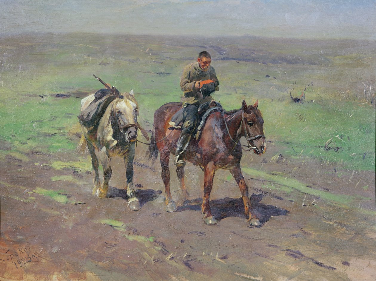 Do oddělení Budennyy, 1923 od Mitrofan Borisovic Grekov