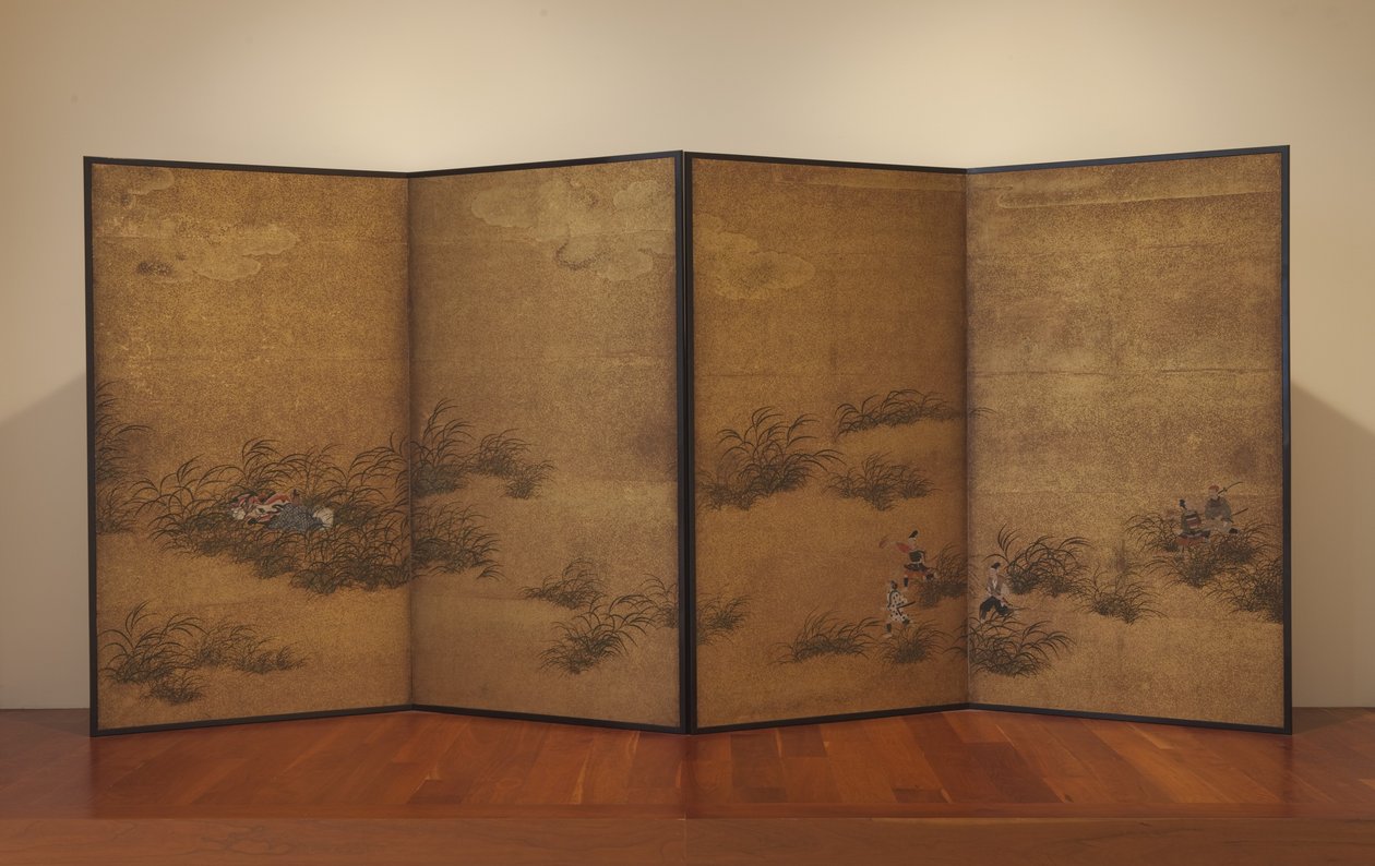 Scéna z Příběhů z Ise od Mitsuyoshi (Kyuyoku) (1539 1613) Tosa