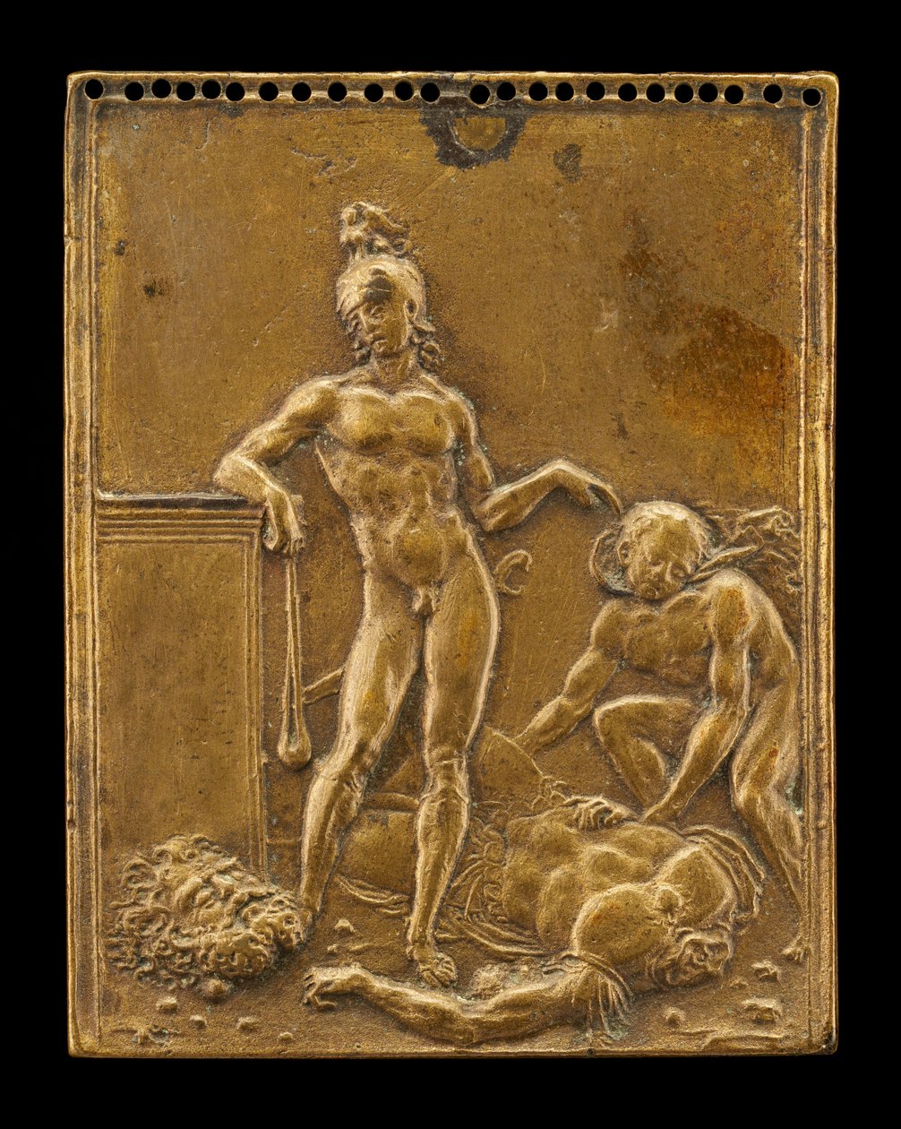 David triumfoval nad Goliášem, 1507 nebo dříve. od Moderno