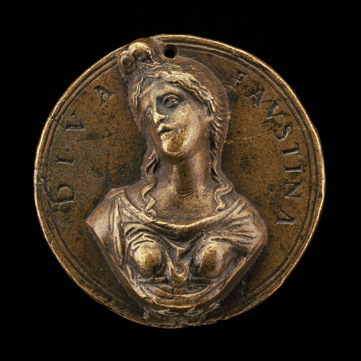 Diva Faustina [avers], c. 1490 od Moderno
