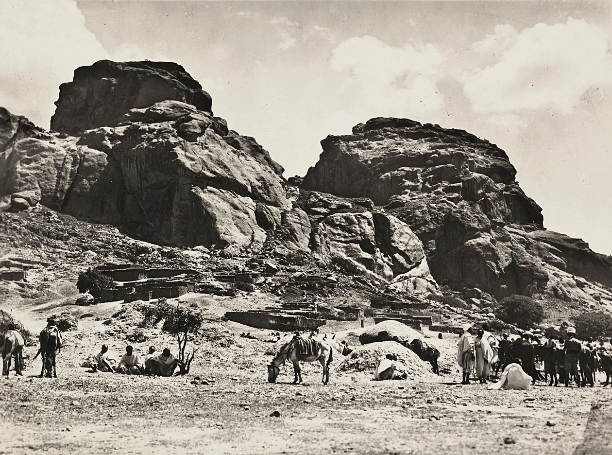 „Budování říše“ ve fašistickém věku: Amba Meterà, 9.5.1936 (černobílá fotografie) od Modestino Baldinetti