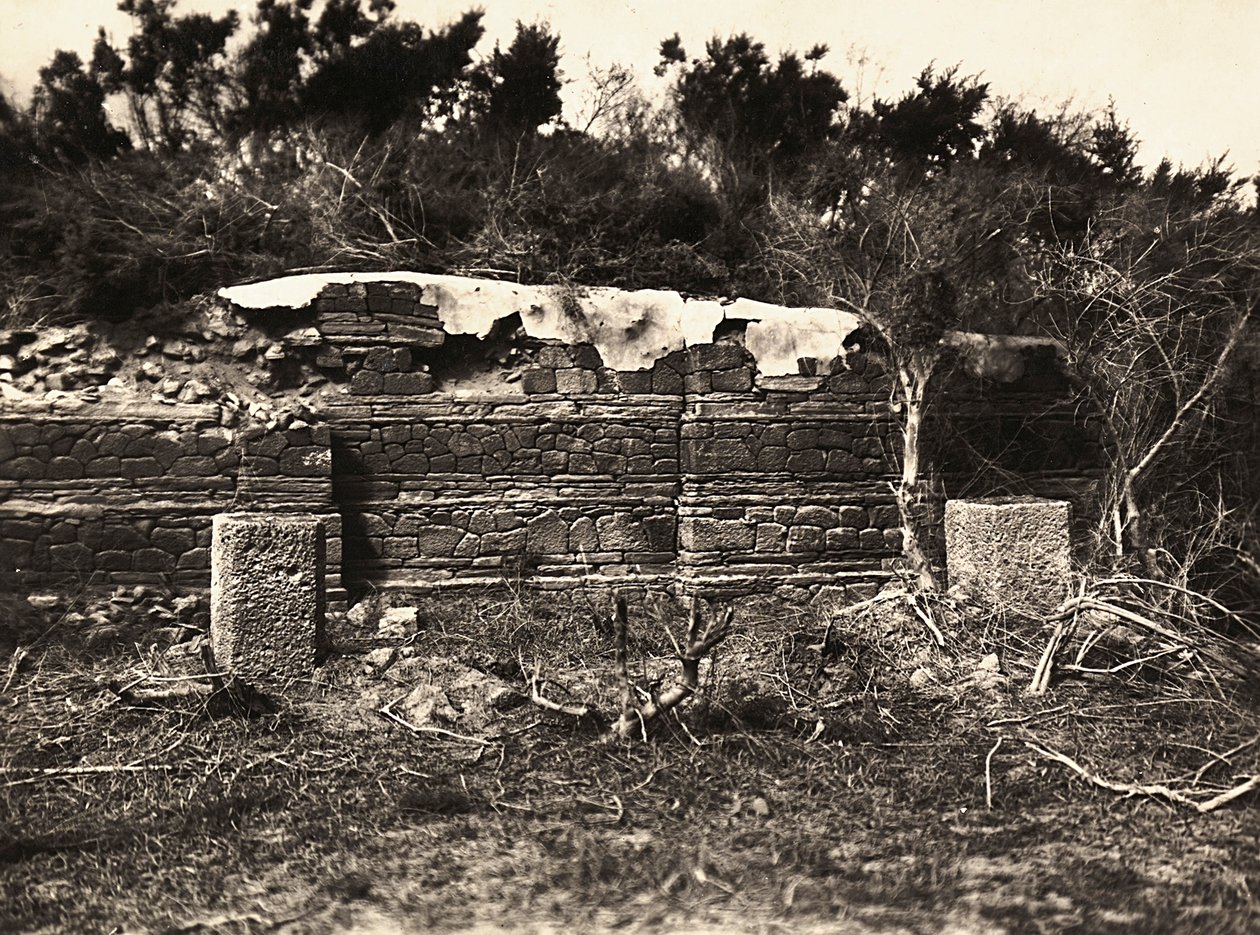 „Budování říše“ ve fašistickém věku: ruiny Axum v Adulis, 09.05.1936 (černobílá fotografie) od Modestino Baldinetti