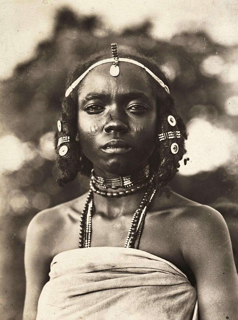 „Budování říše“ ve fašistickém věku: Cantibali Osman Edad, 09.05.1936 (černobílá fotografie) od Modestino Baldinetti