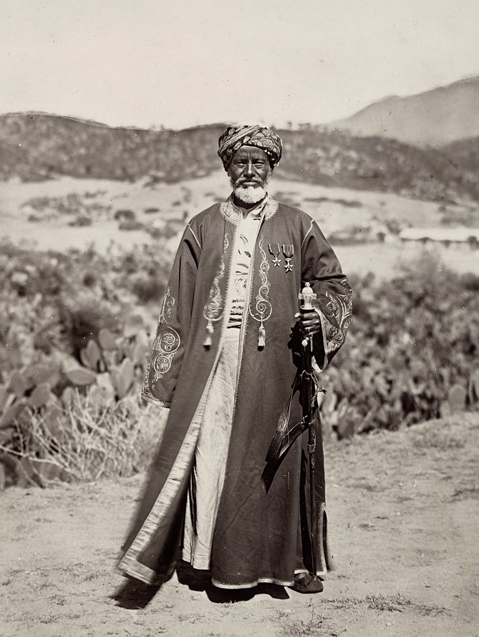 „Budování říše“ ve fašistickém věku: Cantibali Osman Edad, 09.05.1936 (černobílá fotografie) od Modestino Baldinetti