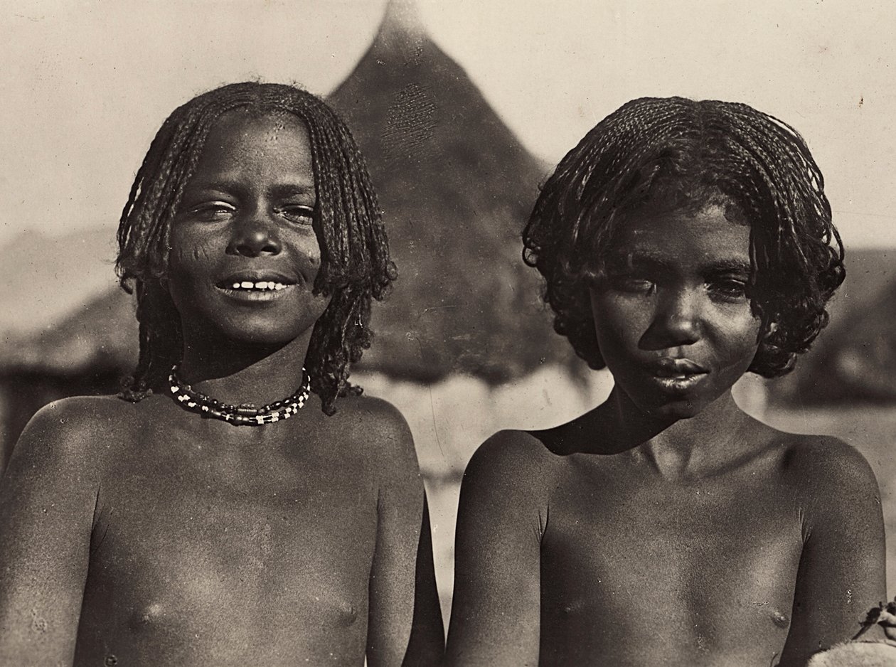„Budování říše“ ve fašistickém věku: Marie dívky v Eritreji, 9. 5. 1936 (černobílá fotografie) od Modestino Baldinetti