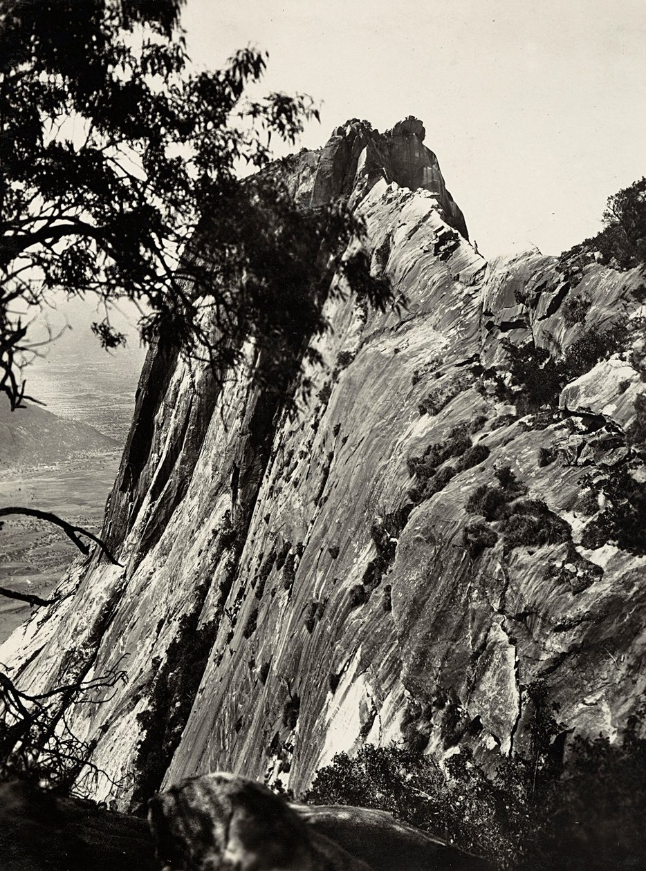 „Budování říše“ ve fašistickém věku: Mount Bianco, Zaad Amba, 9.5.1936 (černobílá fotografie) od Modestino Baldinetti
