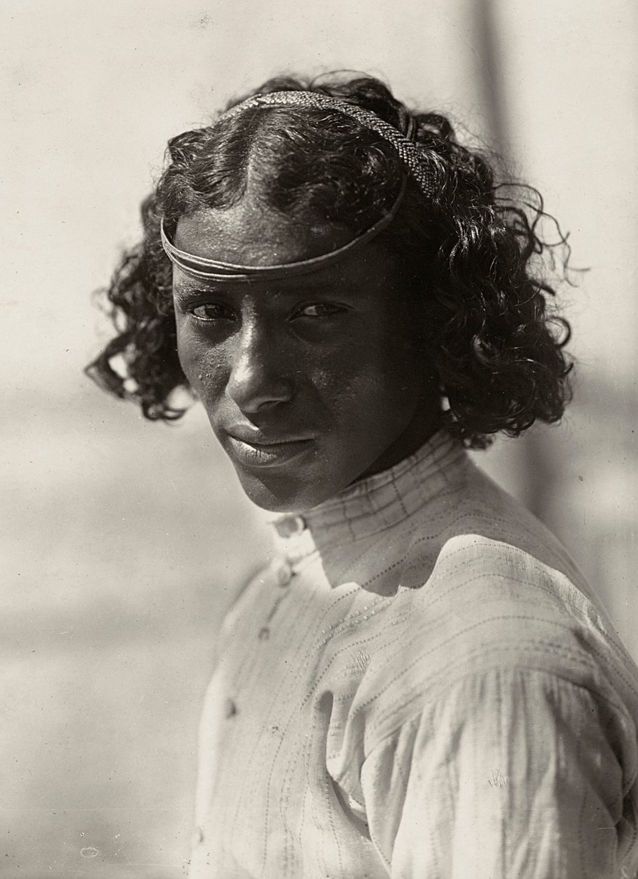 „Budování říše“ ve fašistickém věku: rybář z Massauy, 9.5.1936 (černobílá fotografie) od Modestino Baldinetti