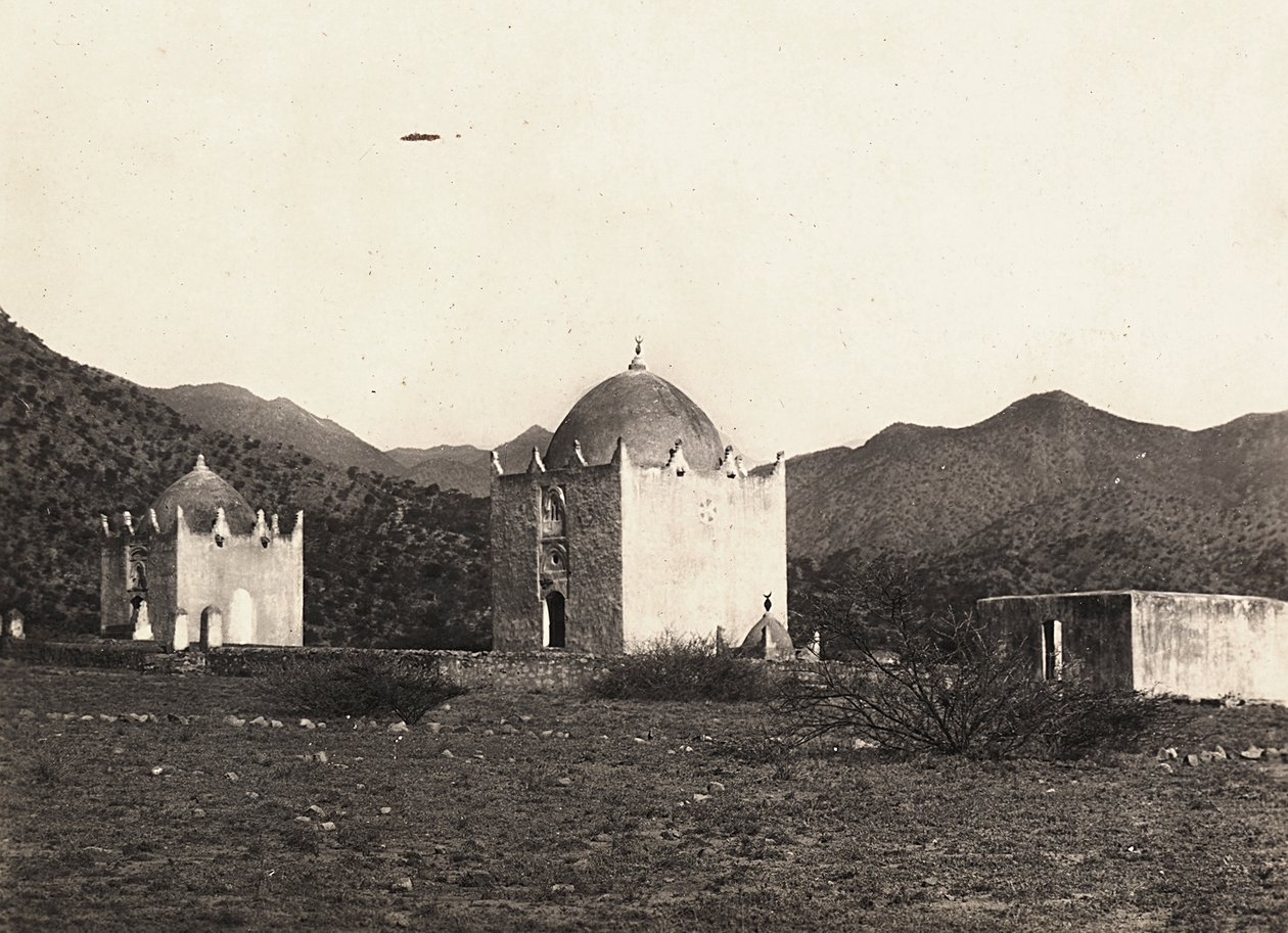 „Budování říše“ ve fašistickém věku: hrobka svatých muslimů, 09.05.1936 (černobílá fotografie) od Modestino Baldinetti
