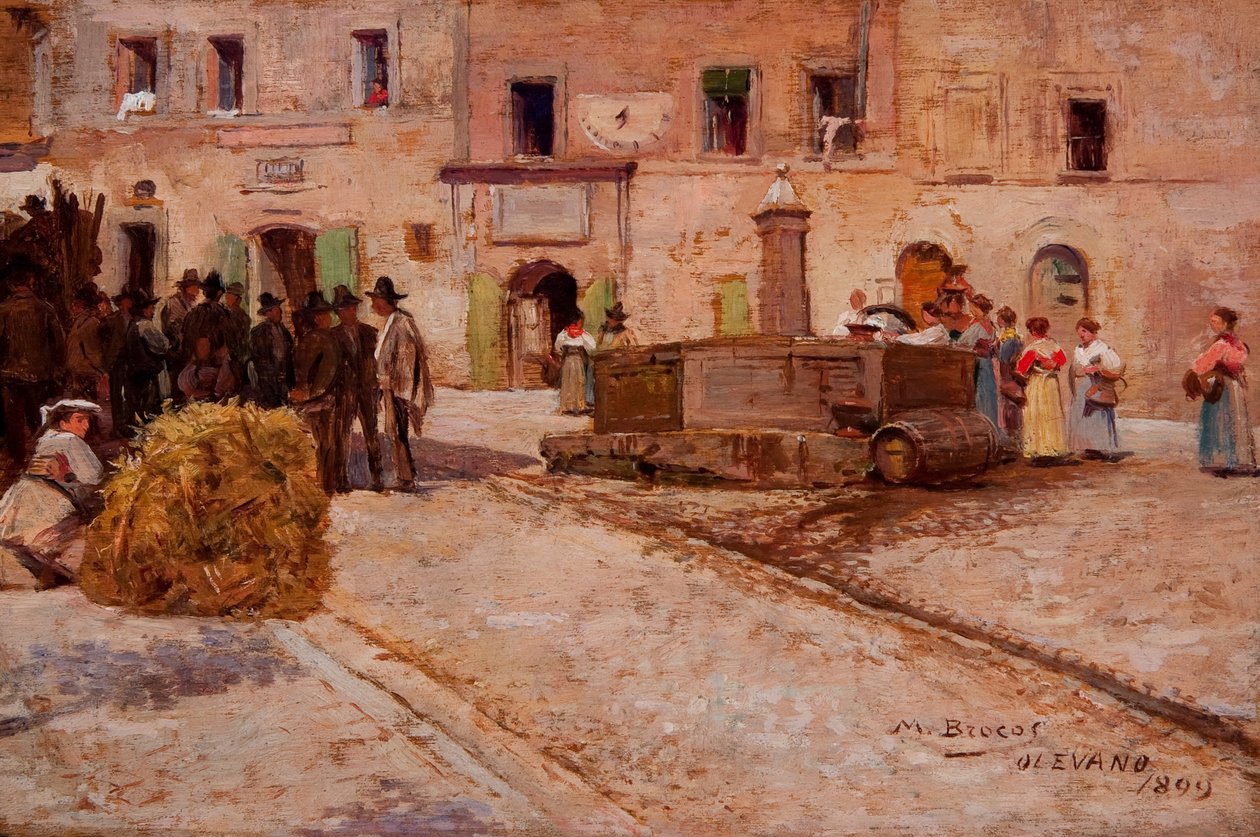 Ulice v Itálii Portugues: Rua da Italian od Modesto Brocos
