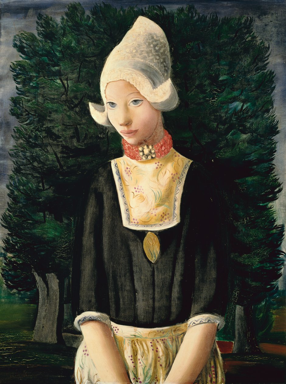 Holandská žena (olej na plátně) od Moise Kisling