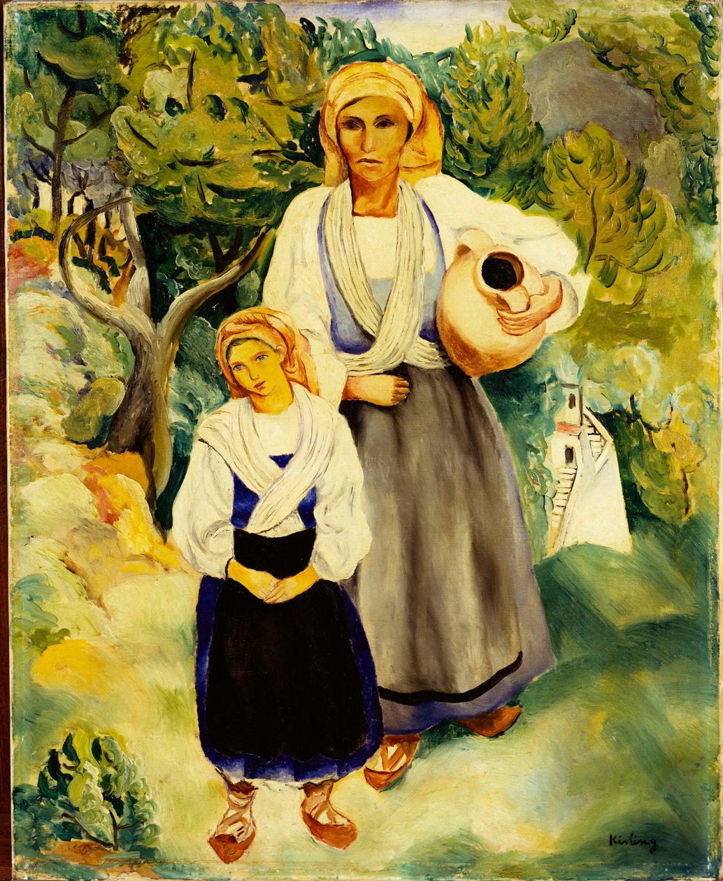 Italští rolníci od Moise Kisling