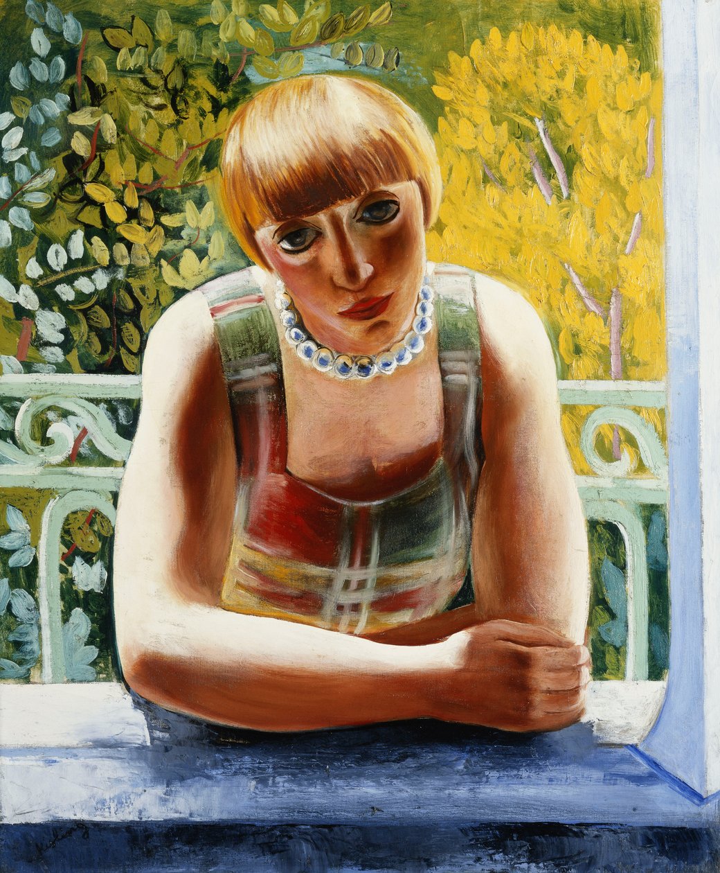 Madame Kisling a Saint-Tropez od Moise Kisling