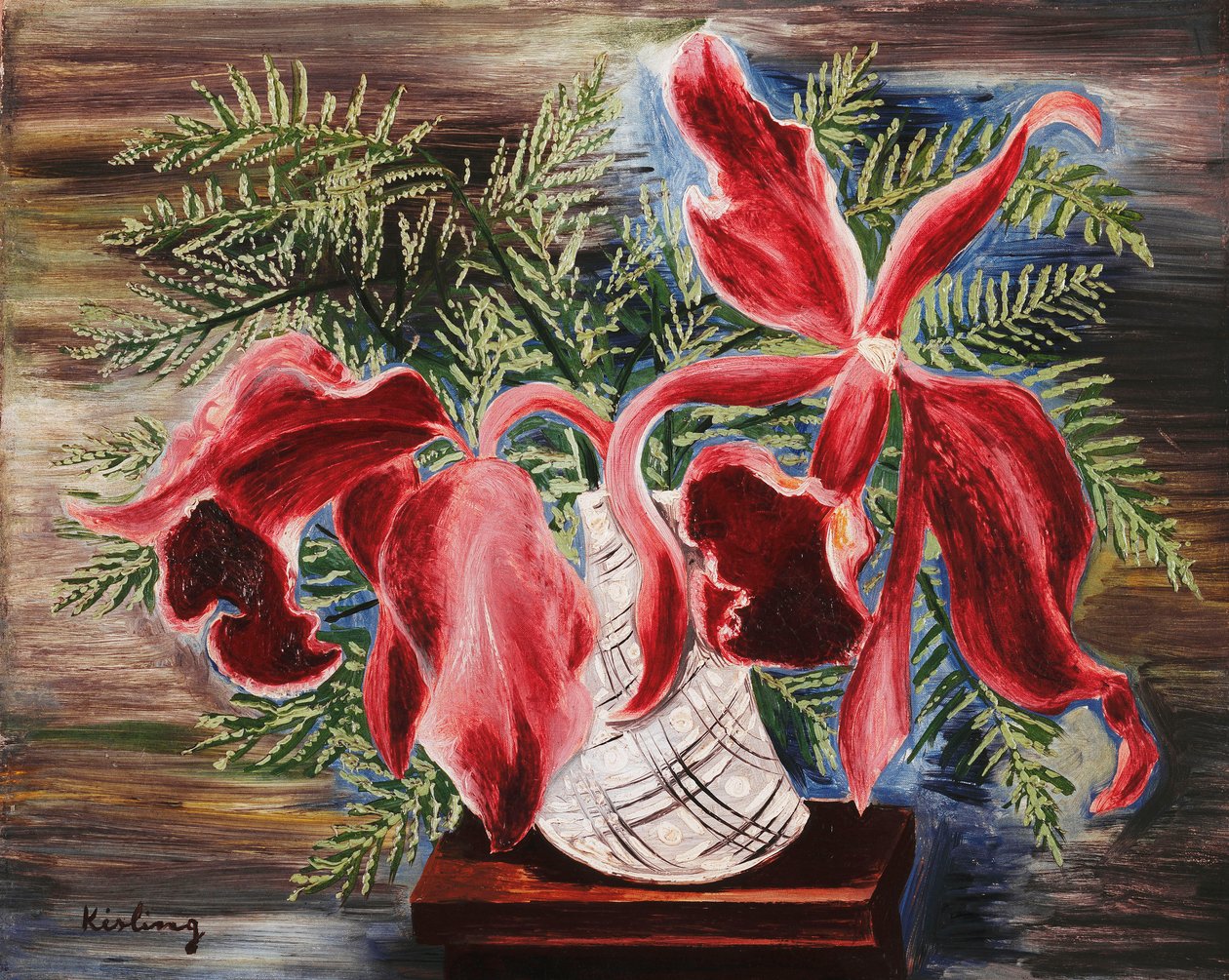 Orchideje od Moise Kisling