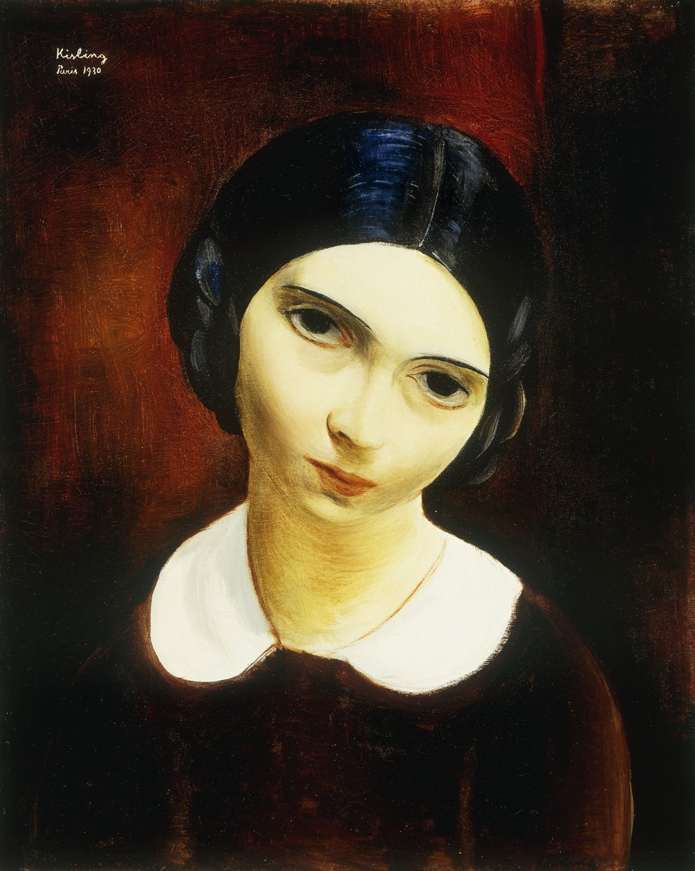 Portrét mladé dívky (Portrait de Jeune Femme) od Moise Kisling