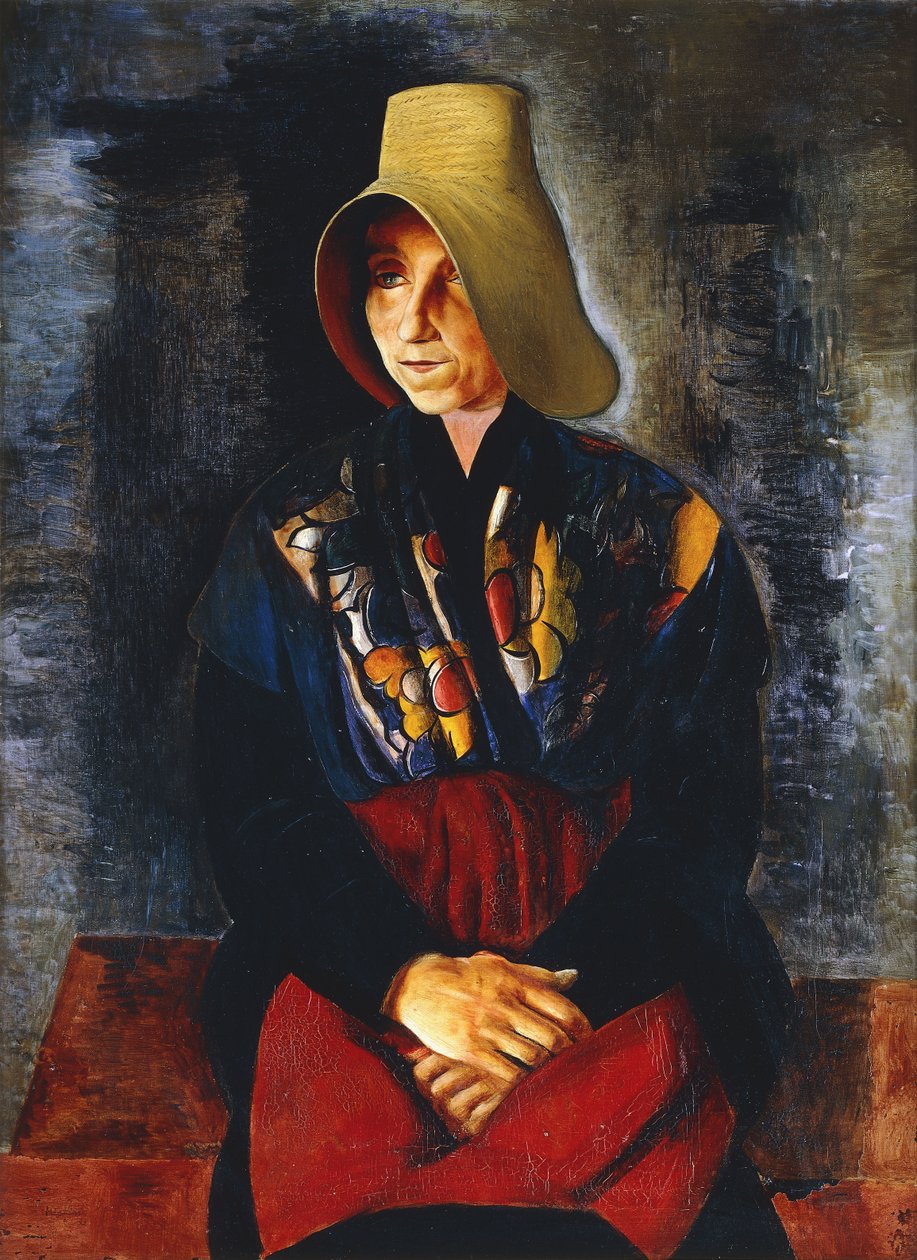 Portrét matky Renee Kislingové; Portrait de la Mere de Renee Kisling od Moise Kisling