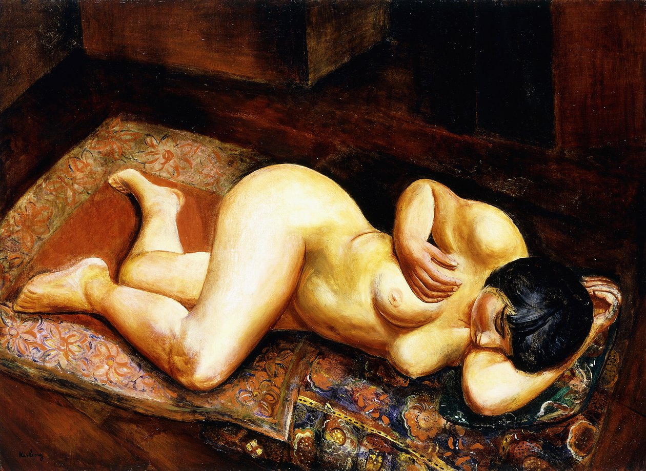 Ležící nahá žena od Moise Kisling