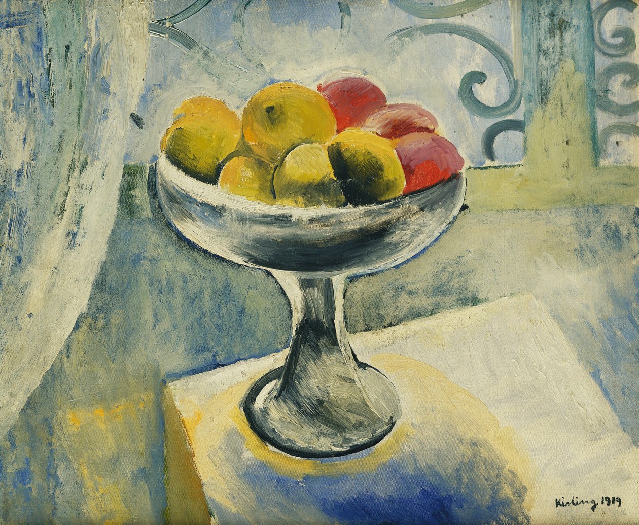 Zátiší s jablky; Nature Morte aux Pommes od Moise Kisling