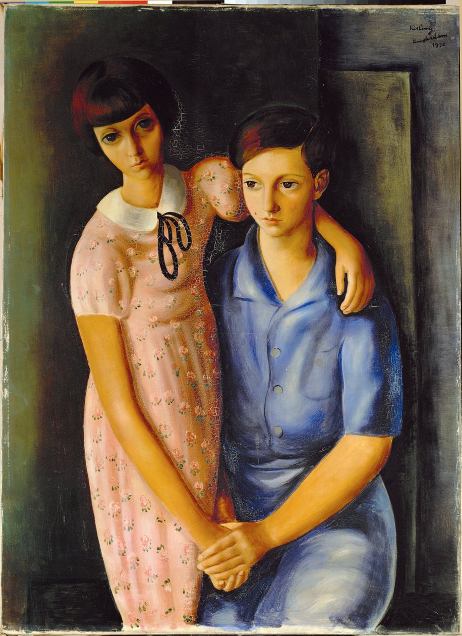 Děti Jacquese Tasa (olej na plátně) od Moise Kisling