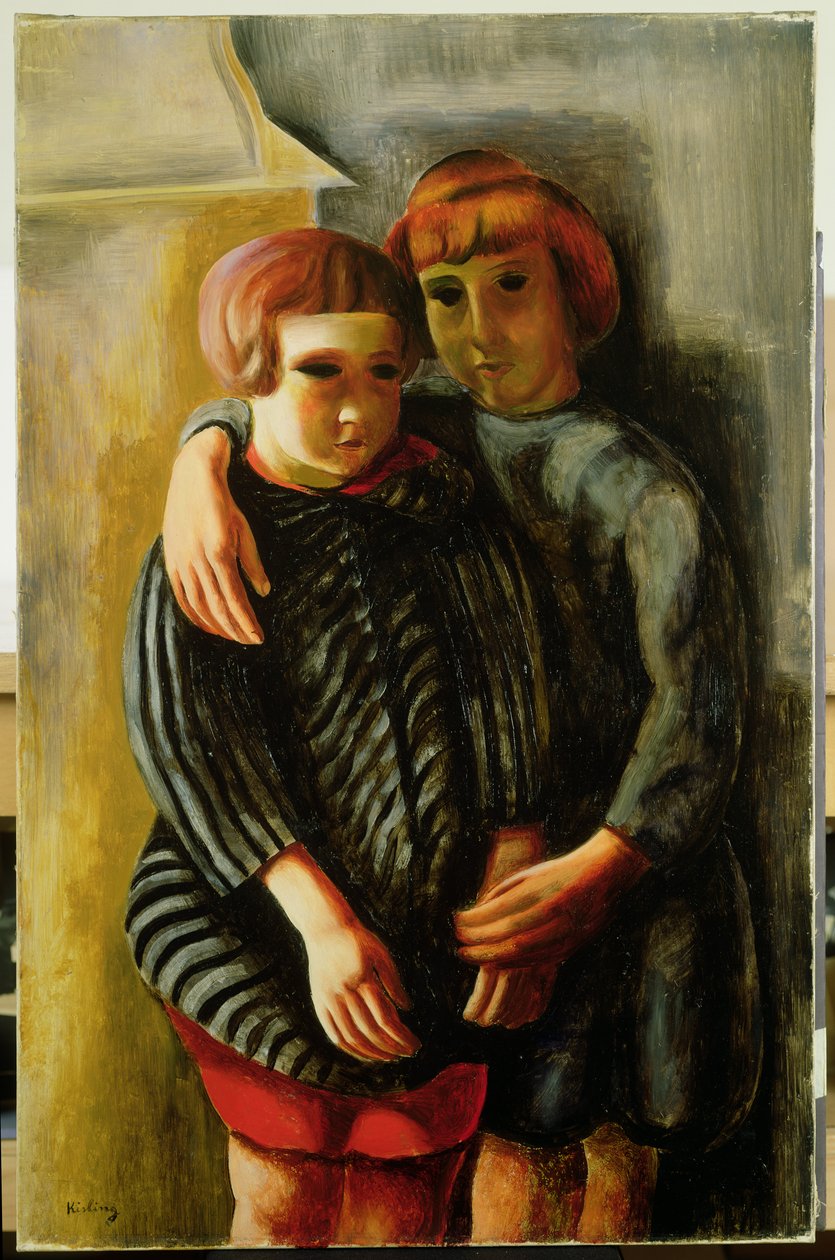 Dvě děti (olej na plátně) od Moise Kisling