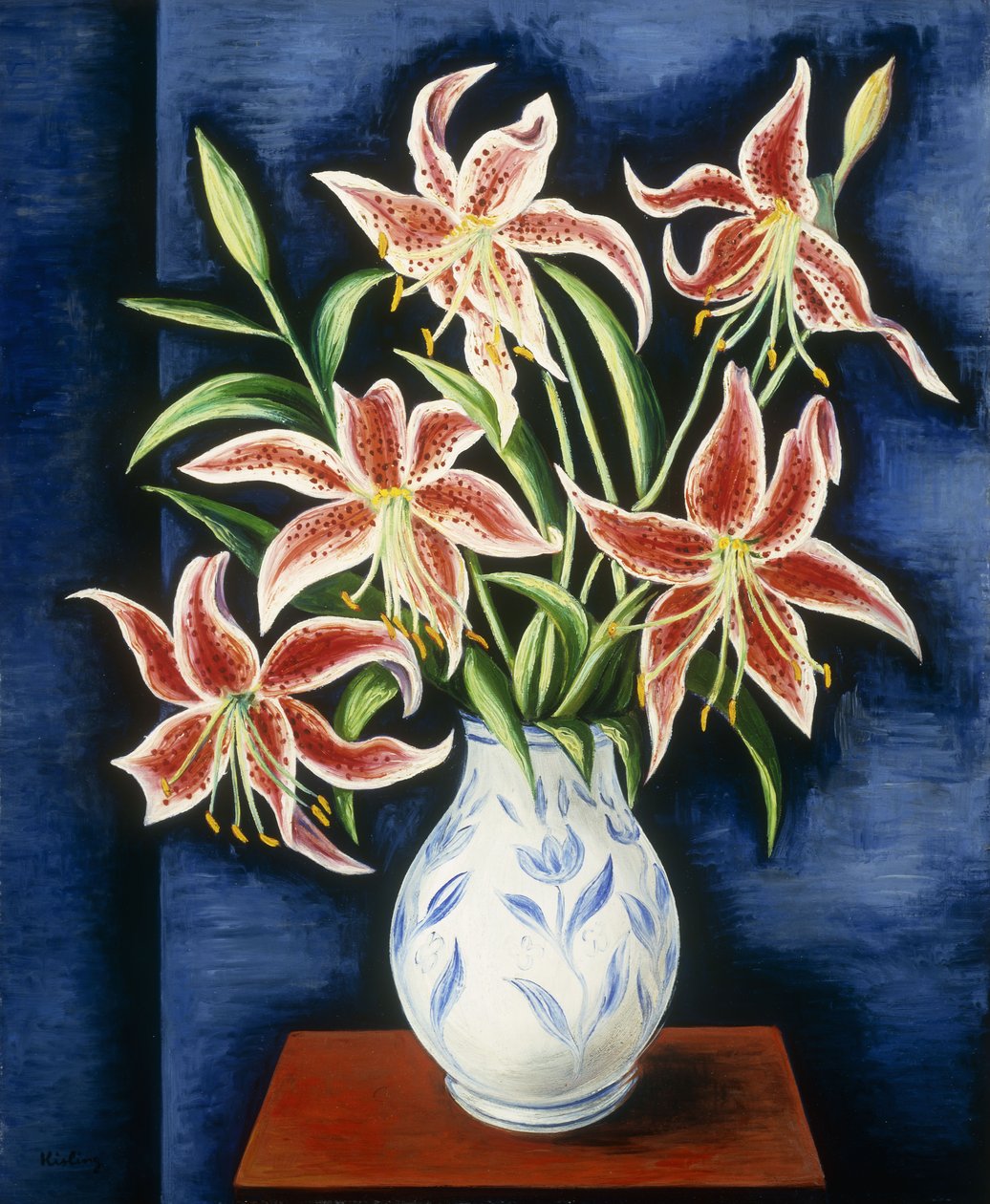 Váza s liliemi; Vase de lis od Moise Kisling