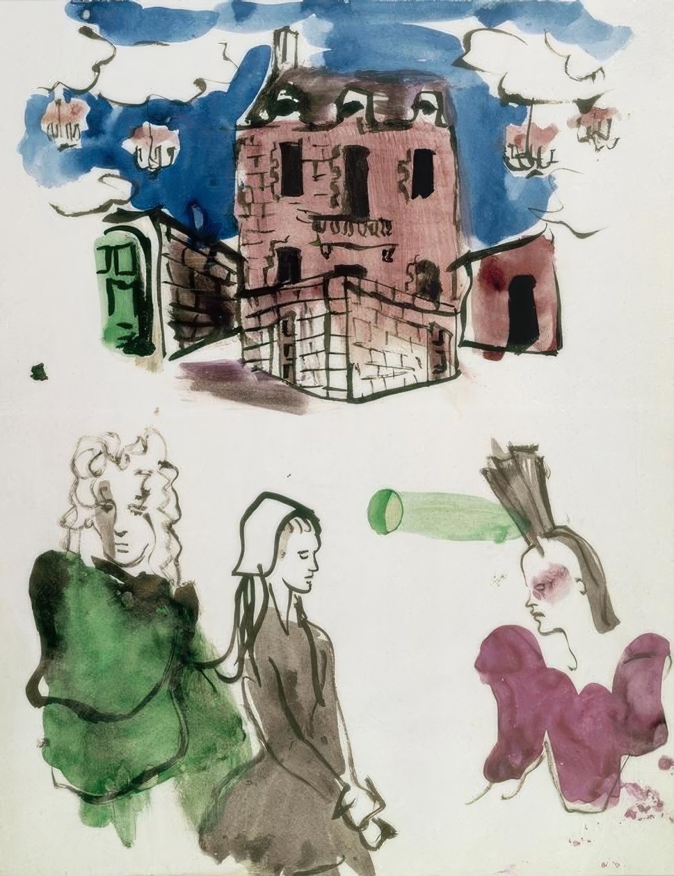 Scénografie a figurky od Molière