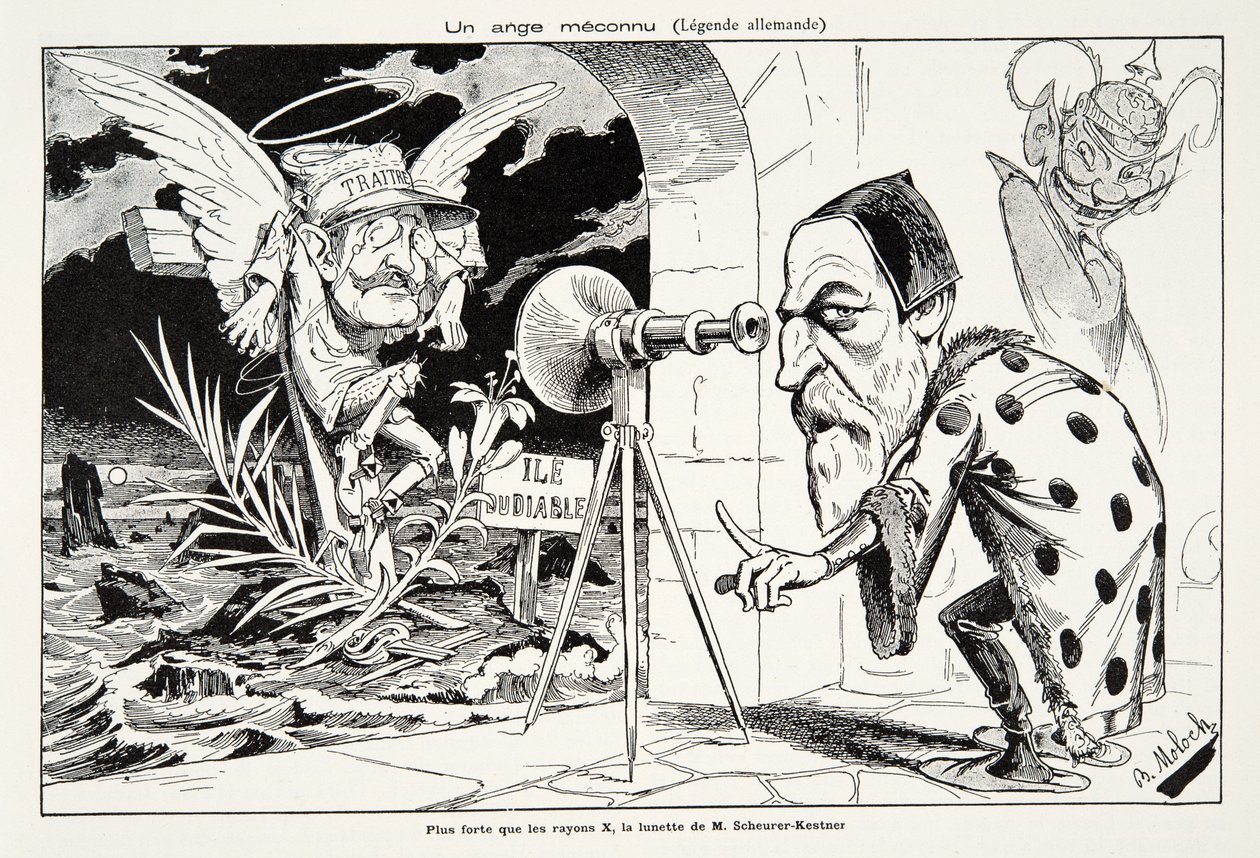 Neznámý anděl (německá legenda), z Dějin třetí republiky, sv. I, Politické dějiny, nakl. 1933 (litho) od Moloch