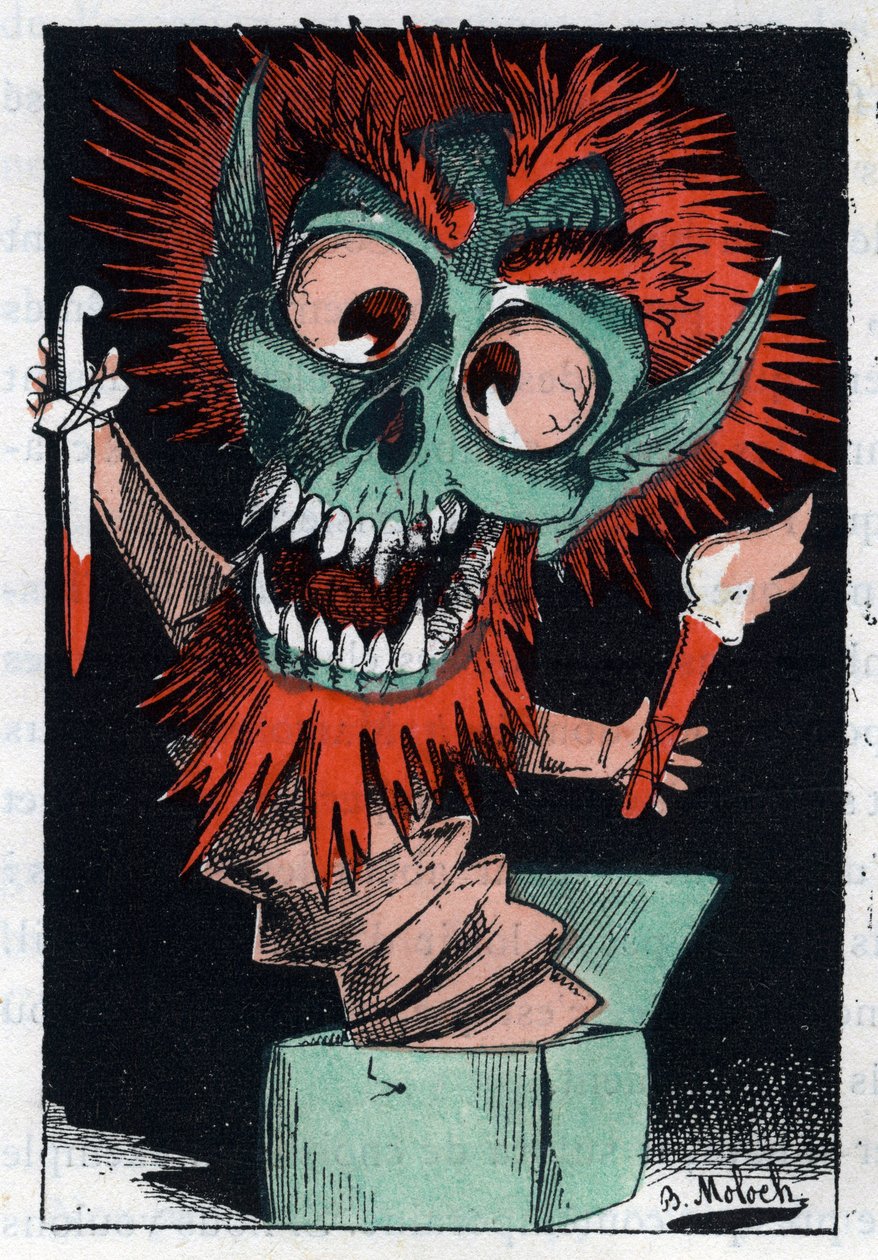 Alegorie sociálního nebezpečí v 19. století od Moloch
