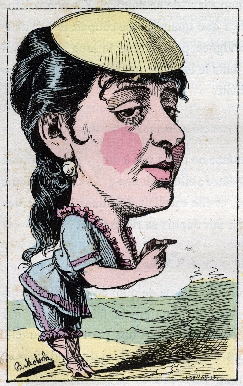 Anne Marie-Louise (Marie Louis) Damiens, známá jako Anna Judic, francouzská komička od Moloch