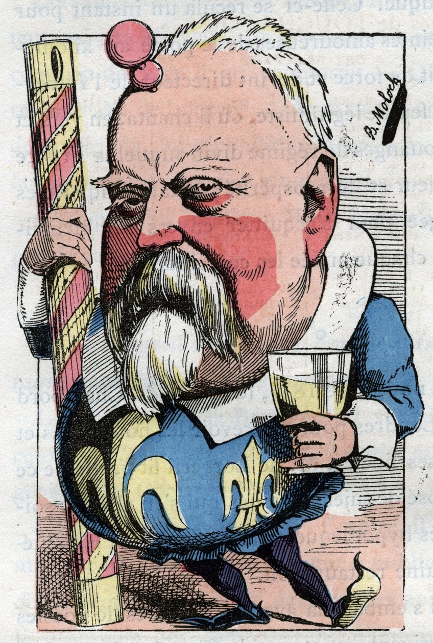 Kreslený vikomt de Lorgeril (Hippolyte Louis), francouzský politik. od Moloch