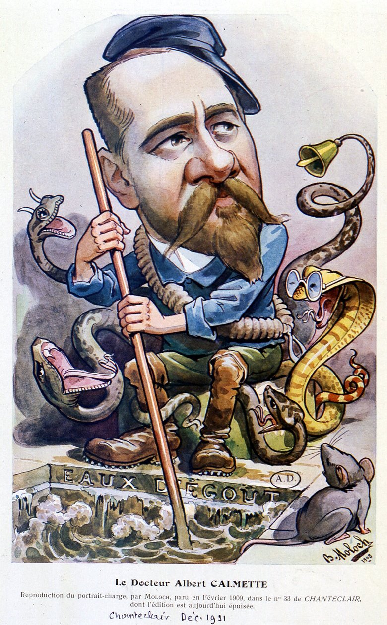 Dr. Calmette – kreslený film od Molocha, v „“ Chanteclair“, únor 1909 od Moloch