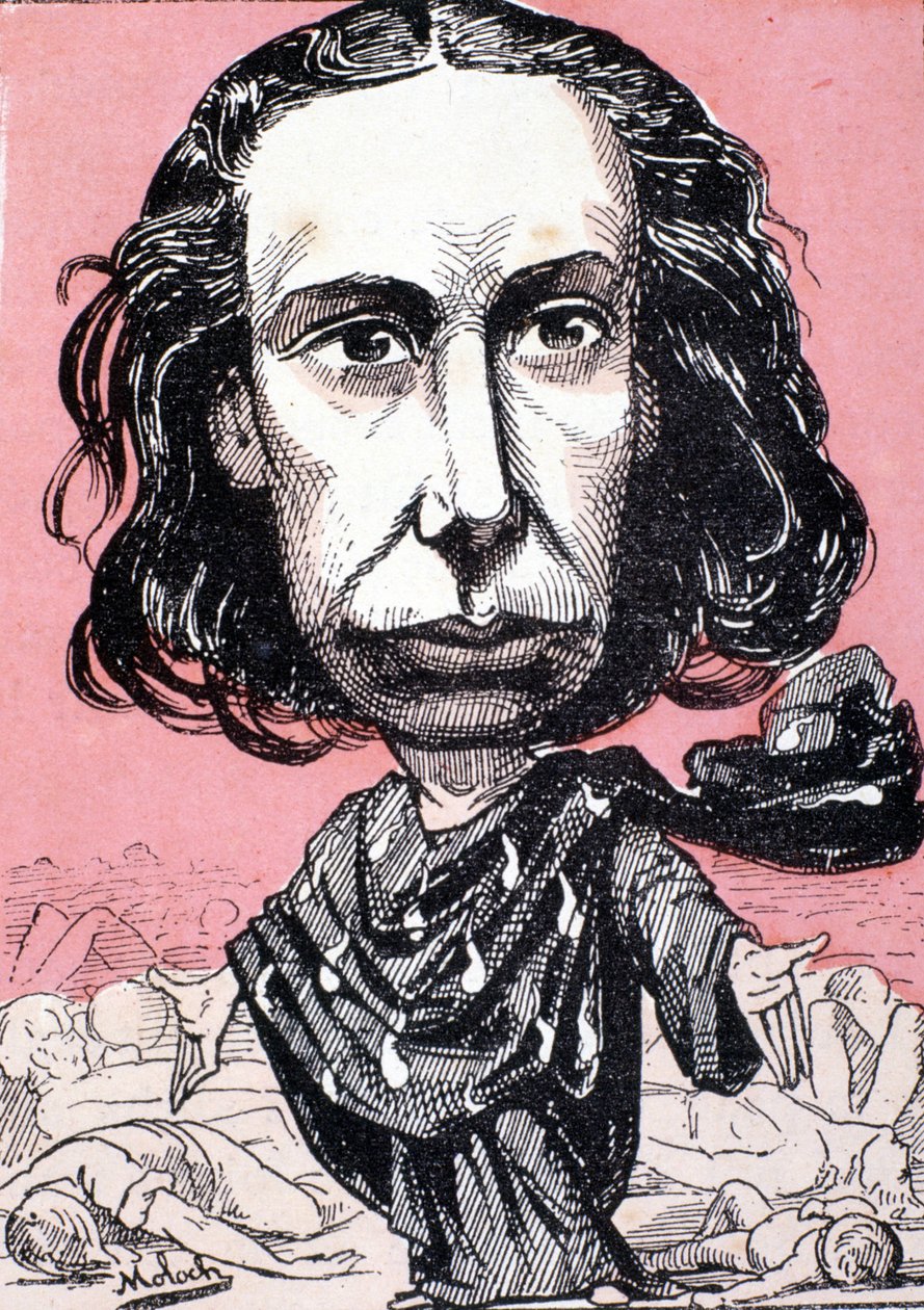 Louise Michel (1830-1905) od Molocha - v „“Trombinoskopu““ z 19. století. od Moloch