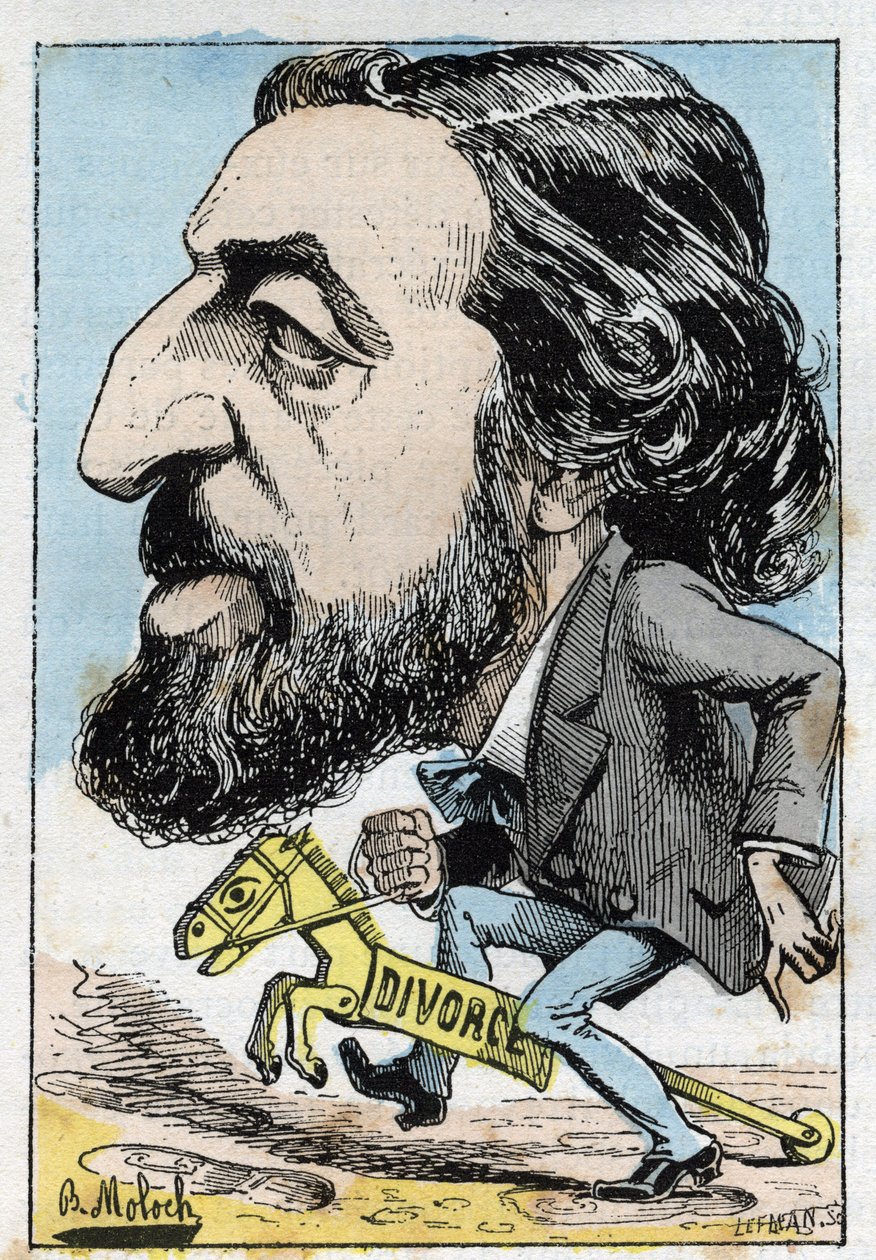 Portrét Alfreda Naqueta (1834-1916), francouzského politika od Moloch