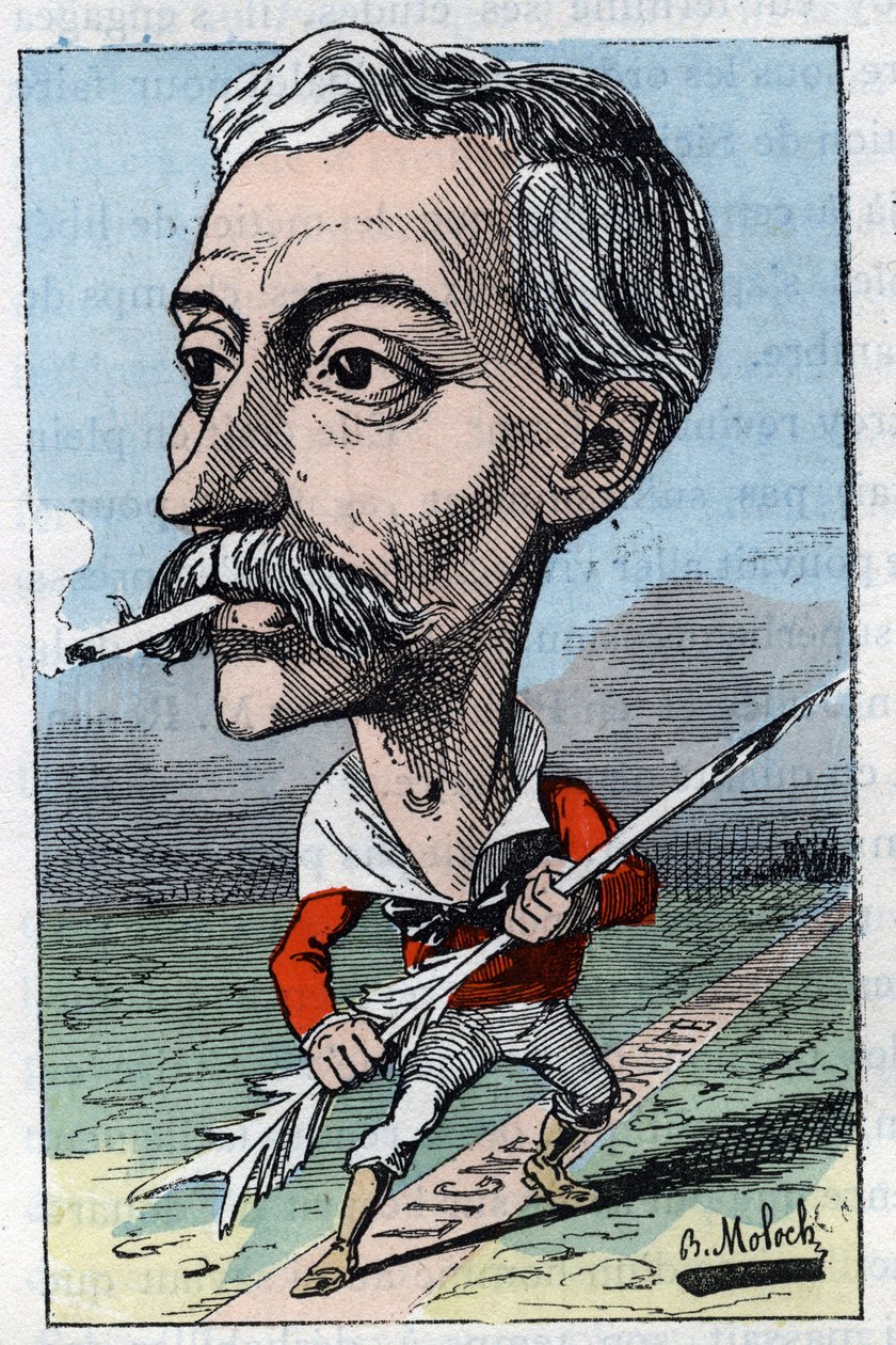 Portrét Edouarda Lockroye (1838-1913), francouzského politika. od Moloch