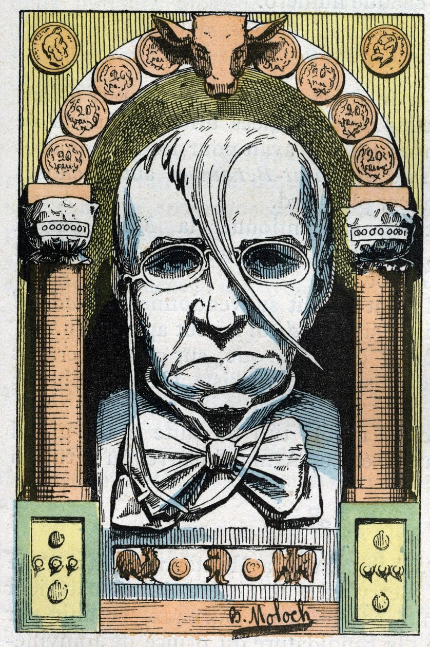 Portrét Emile de Girardin, francouzský novinář, publicista a politik 1806-1881 od Moloch