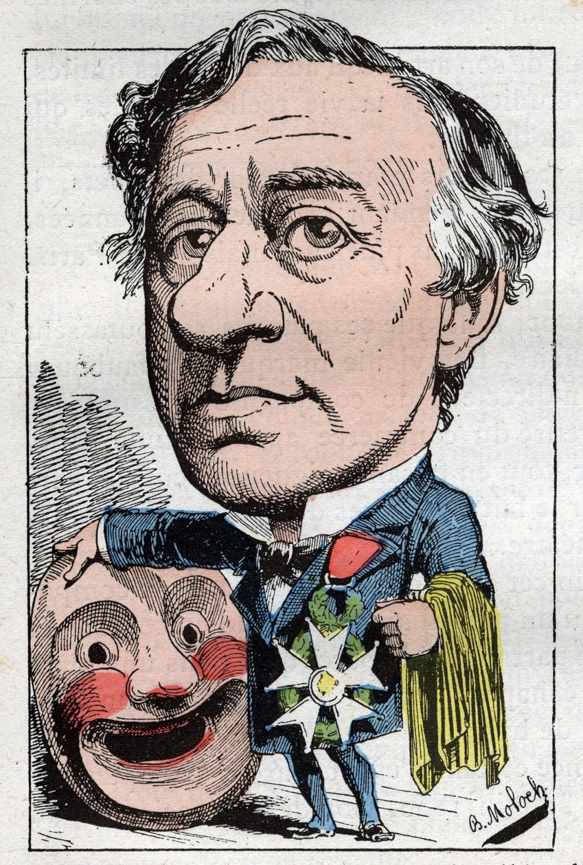 Portrét Francois Jules Edmond Got (1822 - 1901) francouzský herec od Moloch