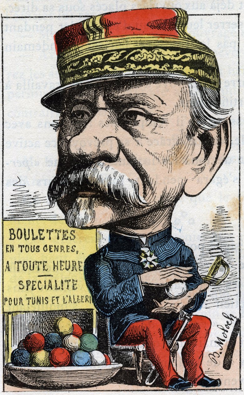 Portrét Jean Joseph Frederic Albert Farre (1816-1887), francouzský voják, byl jmenován generálem v roce 1870 a ministrem války od Moloch