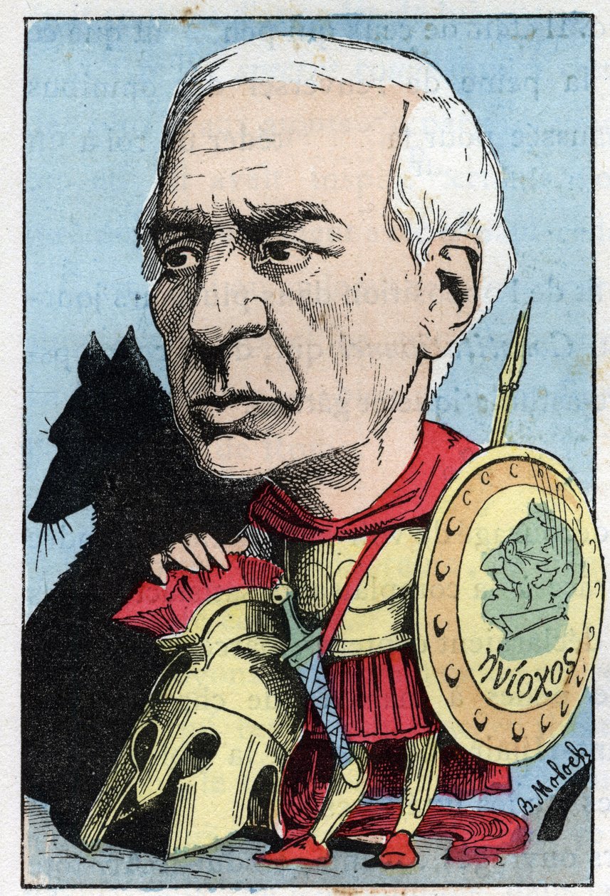 Portrét Julese Barthelemyho Saint Hilaire (Saint-Hilaire) (1805 - 1895), francouzský učenec a politik od Moloch