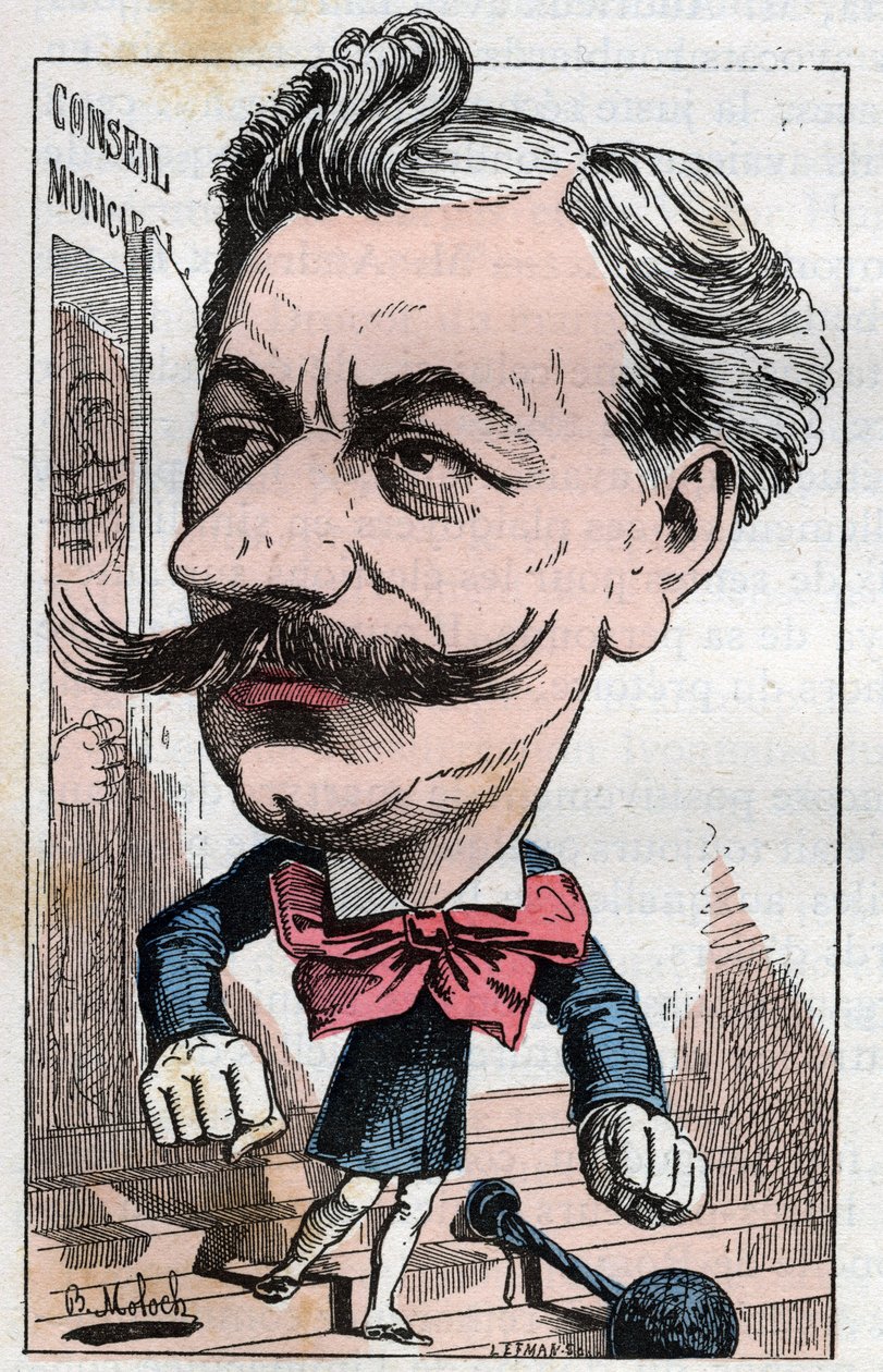 Portrét Louise Andrieuxe (1840-1931), francouzského právníka a politika od Moloch