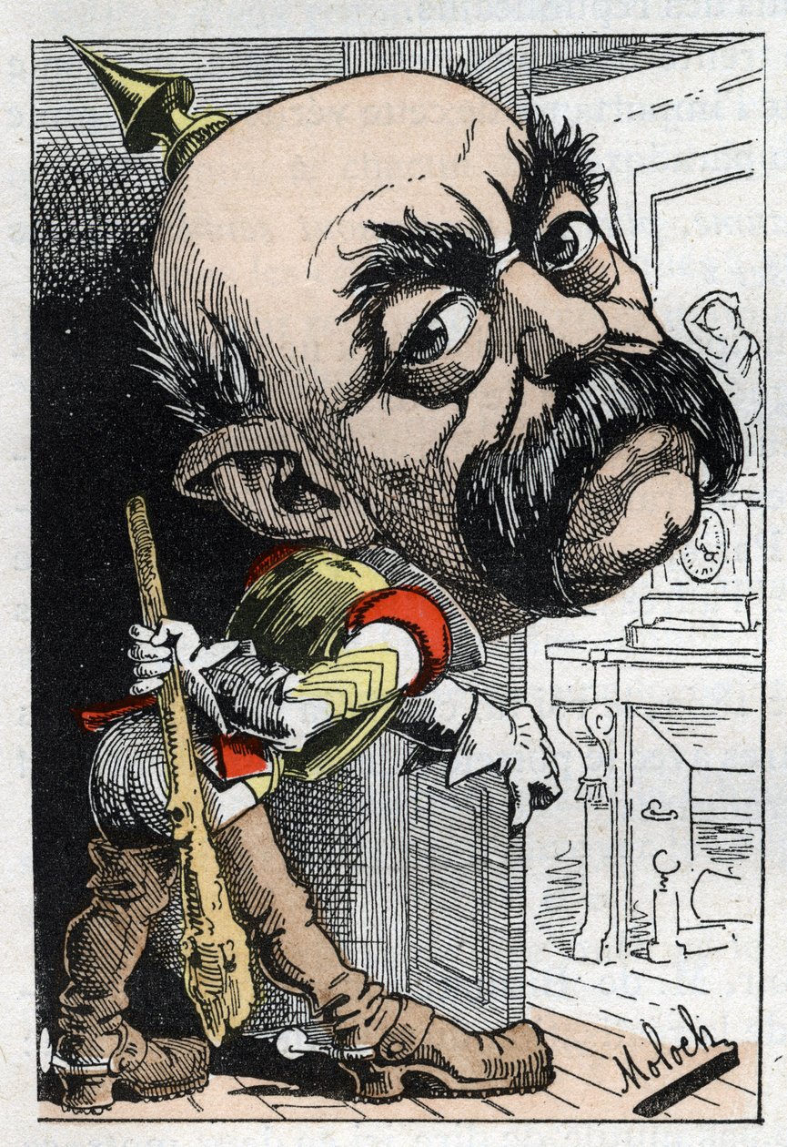 Portrét Otto von Bismarcka (1815-1898) kancléře Pruska od Moloch