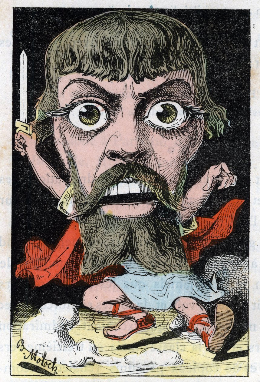 Portrét herce Mount-Sully (Jean Sully Mounet, Mounet Sully od Moloch