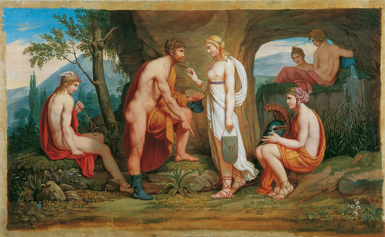Německy: Perseus und die Nymphen Perseus a nymfy od Monogrammist A. P.