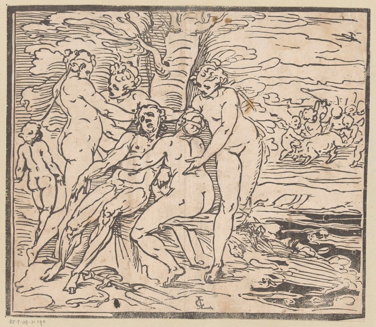 Venuše truchlí nad Adonisovou smrtí od Monogrammist GGN (attributed to)