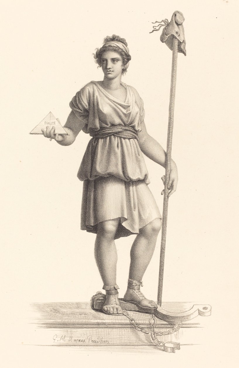 Francouzská republika od Monogrammist G.H. after Pierre Paul Prud